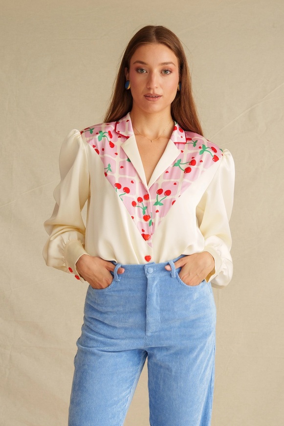 Blushed Cherries Vintage Shirt
