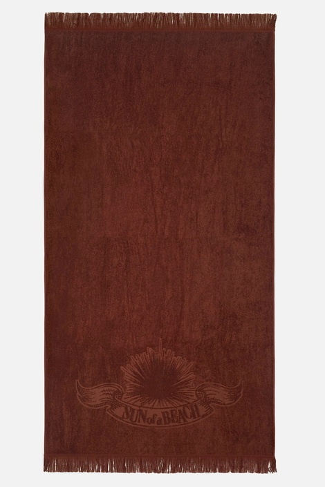 Cacao Monochrome Beach Towel