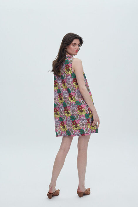Florette mini dress with zip