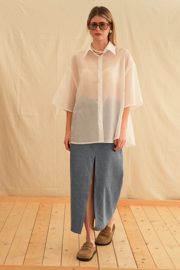 Ivory Silky Touch Shirt