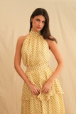 Maryline Dot Backless Top