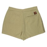 Classic label skort light khaki