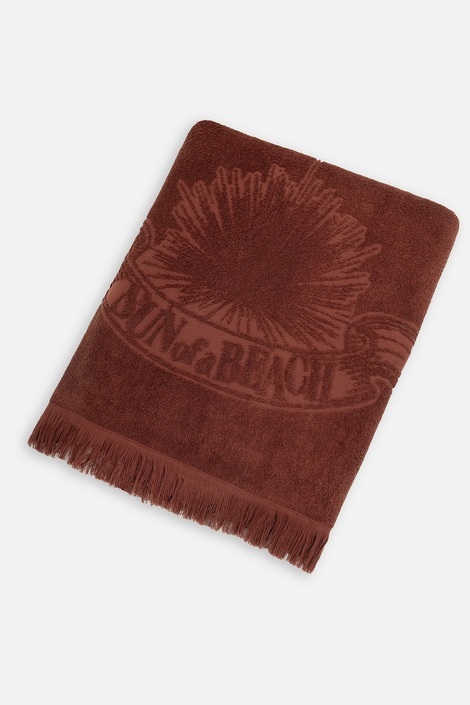 Cacao Monochrome Beach Towel