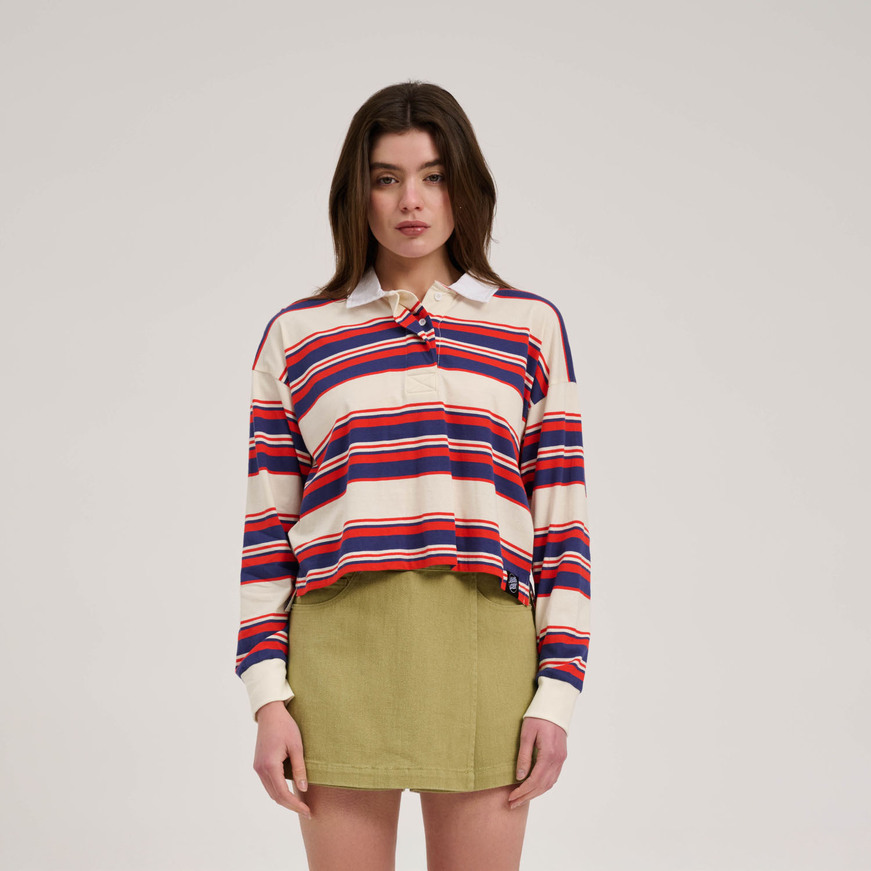 Monterey crop polo top