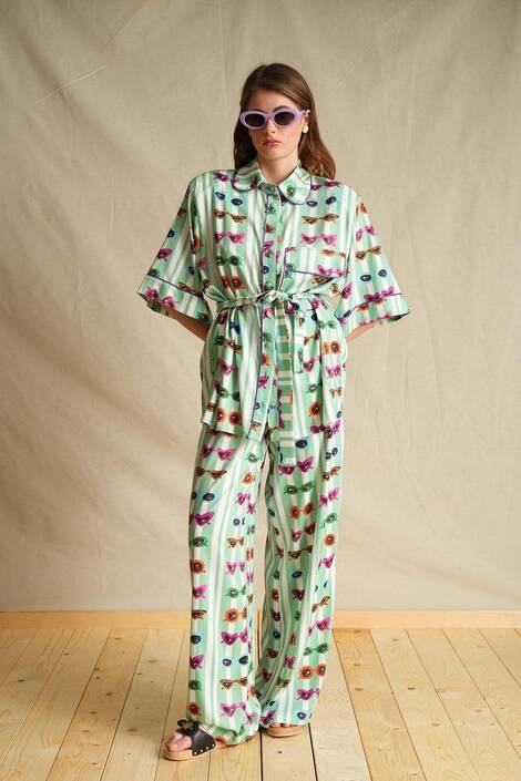 Retroholic Menta Classic Pants