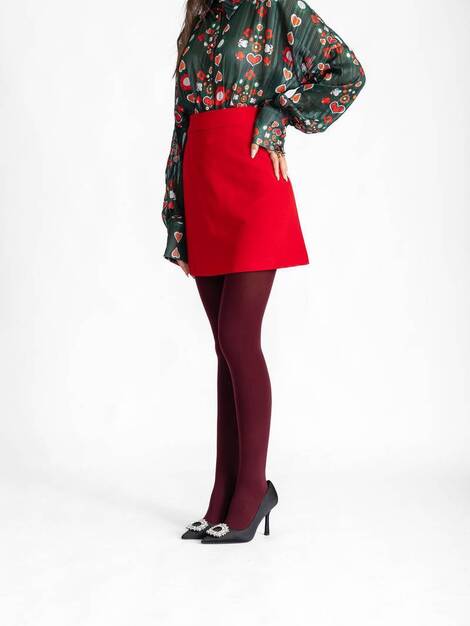 Lipstick mini skirt