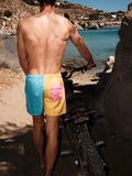 Multi Bubblegum Sun- Quick Dry Men's Swim Shorts