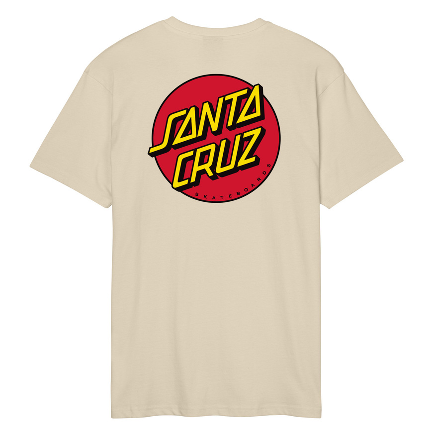 Classic dot chest t-shirt blond wood