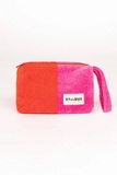 Bicolor Velvet Bubblegum Orange The Cosmos Pouch