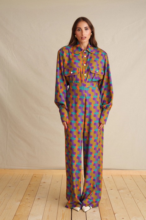 Color Bomb Safari Shirt