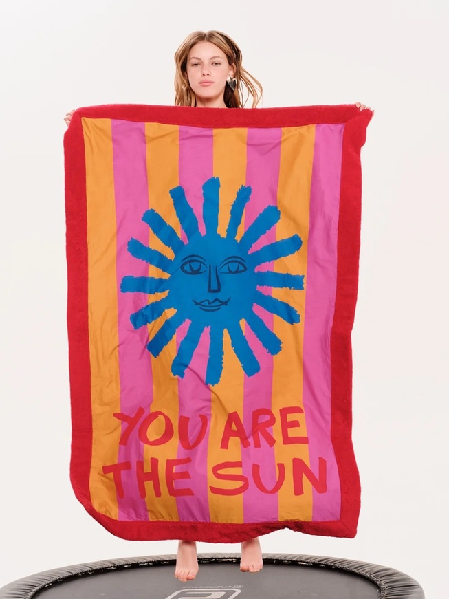 You Are The Sun Signature Beach Towel-Sun Of a Beach
