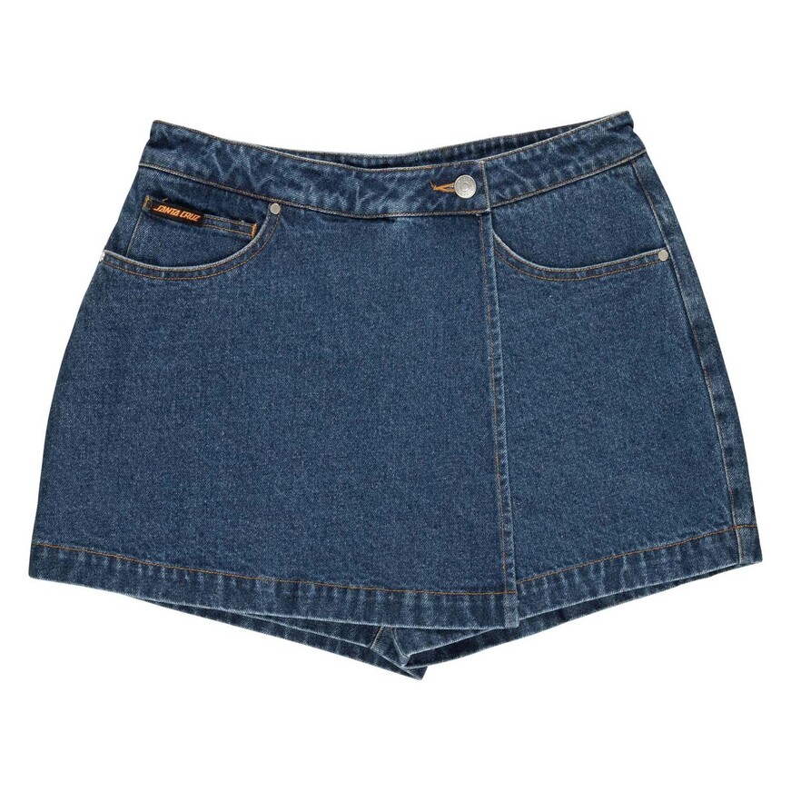 Classic label skort classic blue