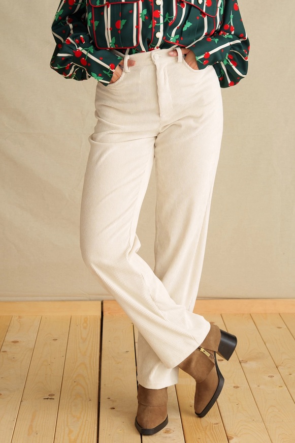 Sweet Cherry Corduroy Pant