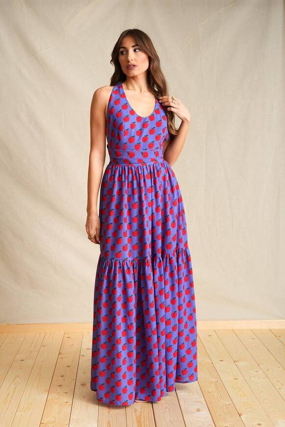 Red Apple Maxi Dress