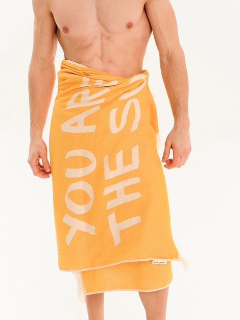 You Are The Sun Sunflower Beach Towel