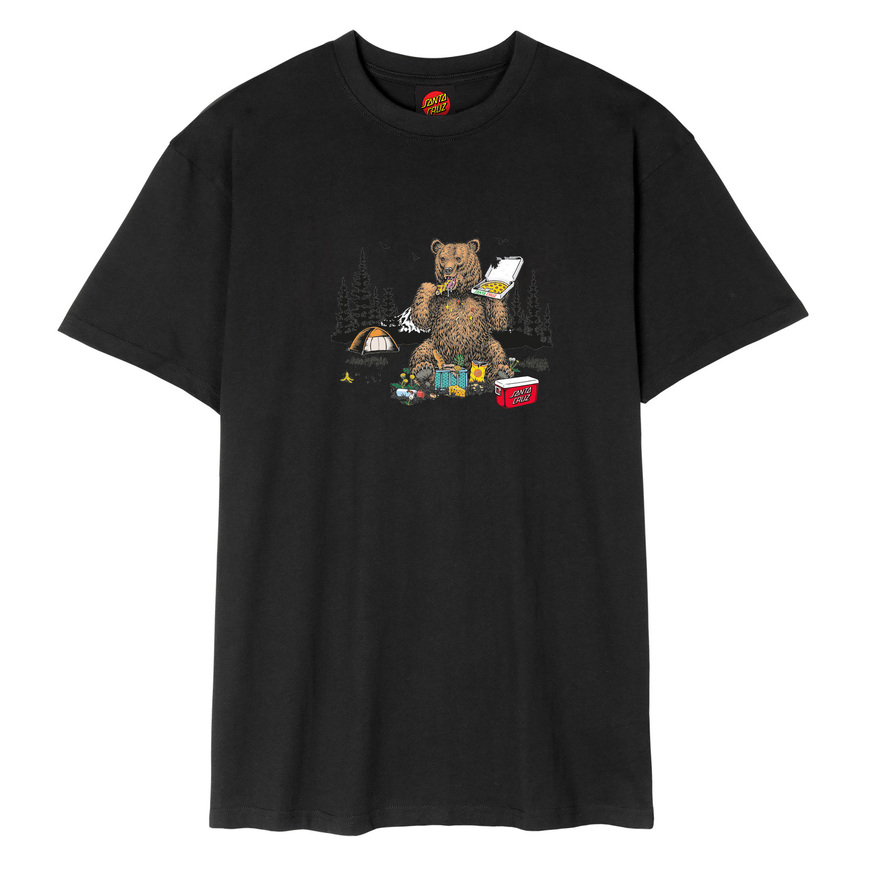 Braun Pizza Bear T-shirt -Santa Cruz