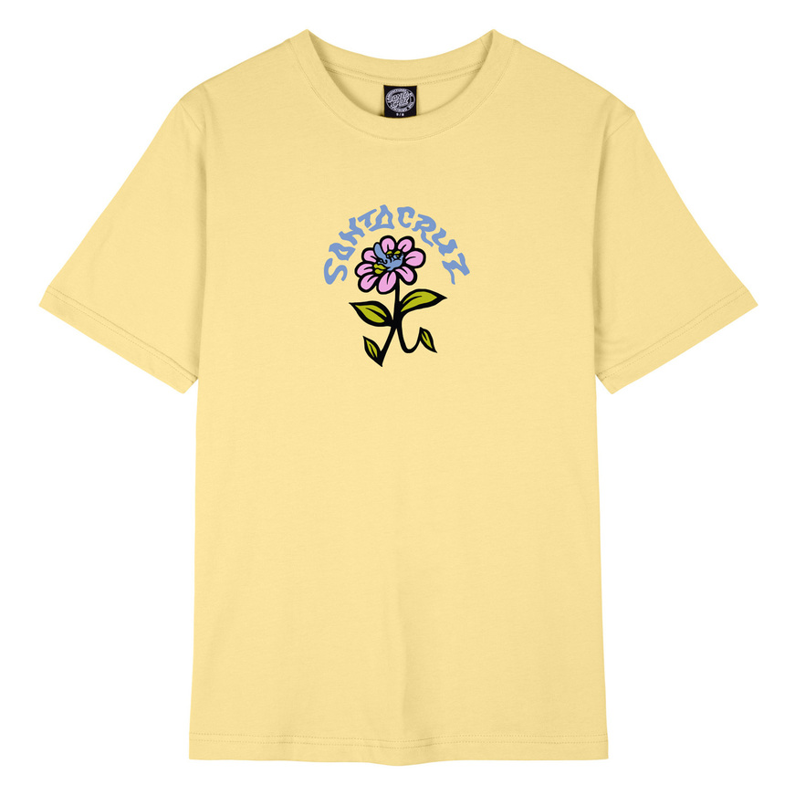 Delfino flower front t-shirt butter