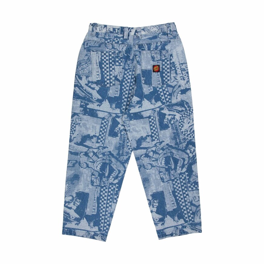 Stonewash Collage Big Pants -Santa Cruz 