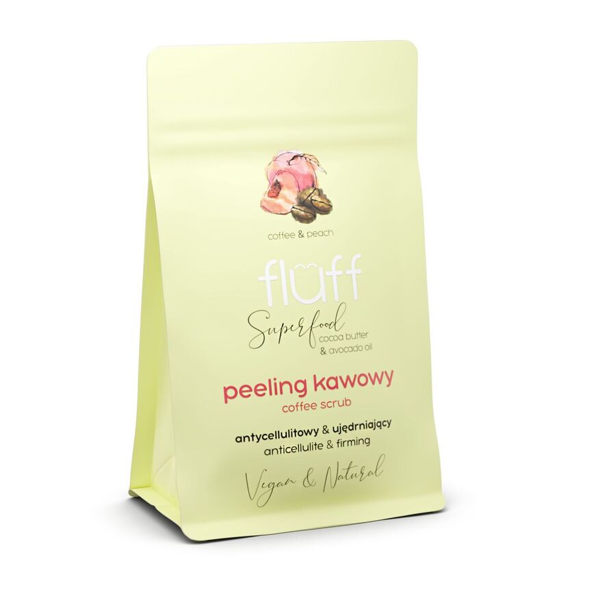 Dry body peeling coffee-peach  -100gr