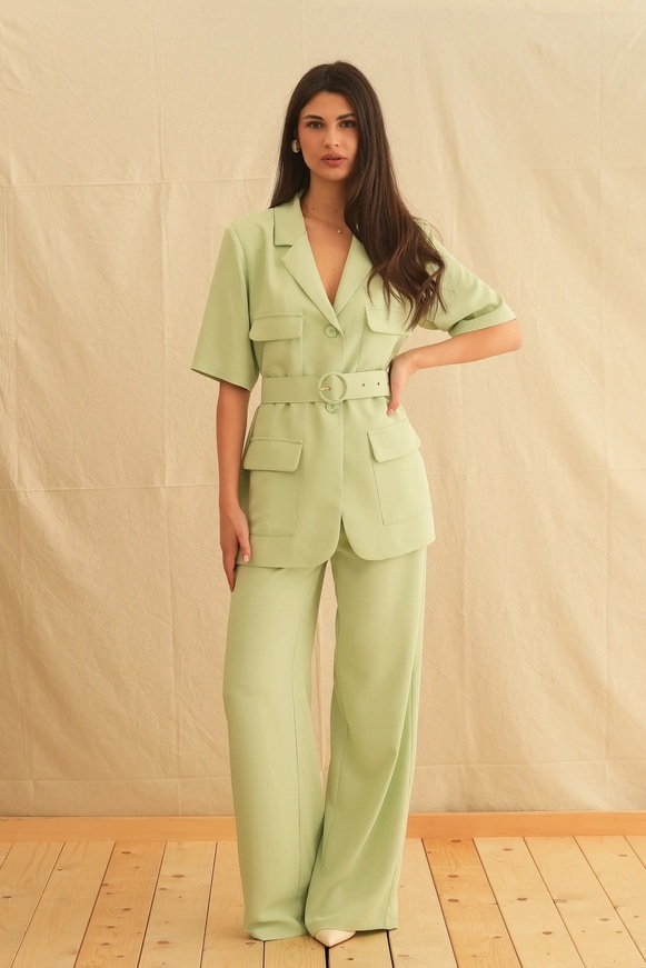 Mint Safari Blazer