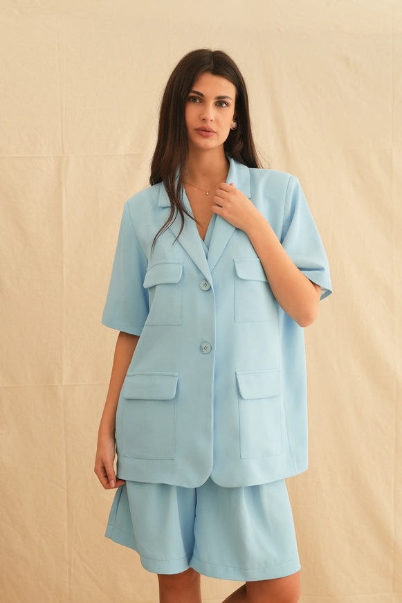 Azure Safari Blazer