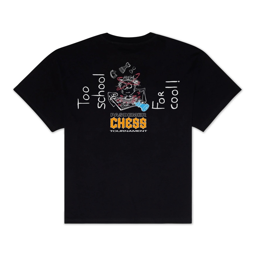 Chess T-Shirt black -Pas de Mer