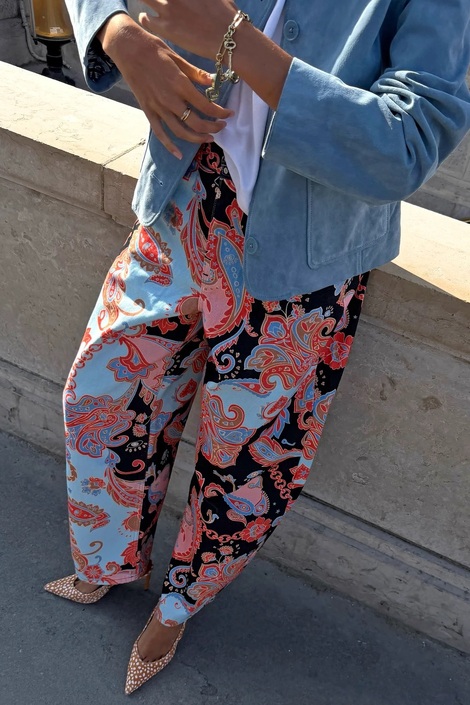Paisley Barrel Jeans -Never Fully Dressed