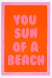 You Sun Of a Beach Signature Beach Towel-Sun Of a Beach