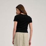 Other dot emb t-shirt black