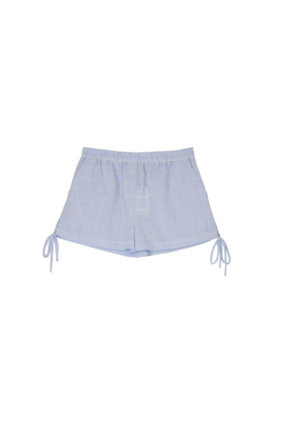 Blue bow short