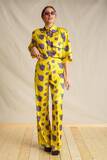 Yellow Dalia Classic Pants