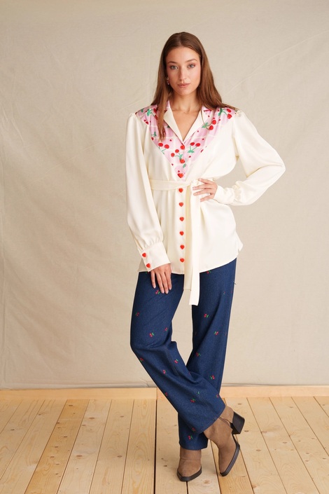 Blushed Cherries Vintage Shirt