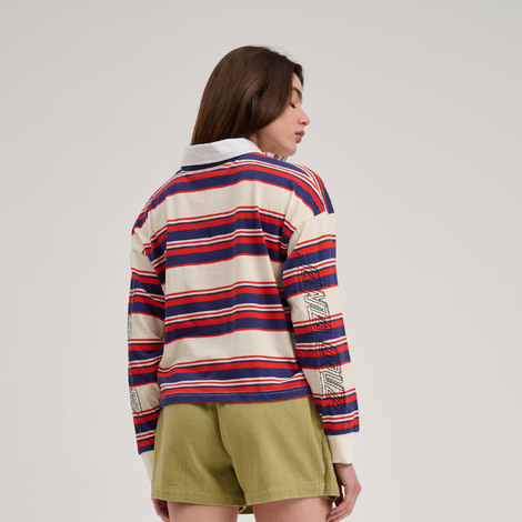 Monterey crop polo top
