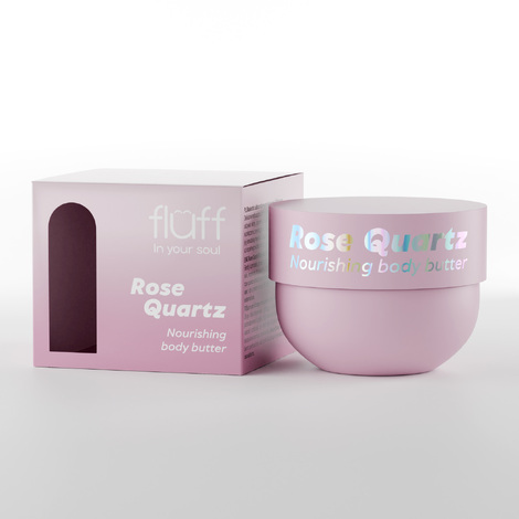 Ενυδατικό βούτυρο σώματος nourishing body balm with rose quartz -150ml