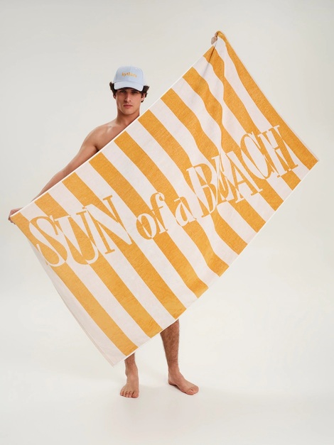 Sun of a Beach Sunflower|The Terry Towel