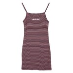 Strip logo emb dress-M
