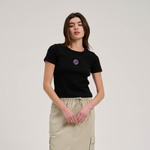 Other dot emb t-shirt black