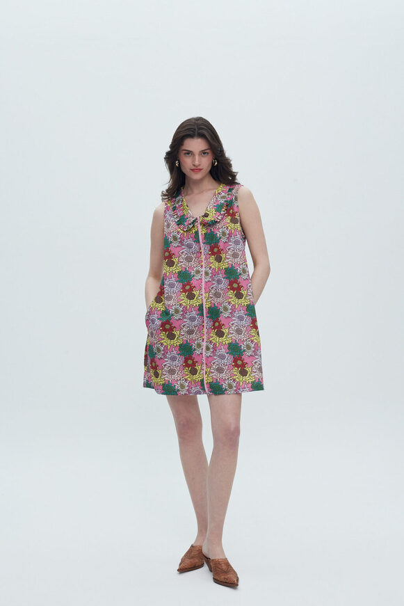 Florette mini dress with zip