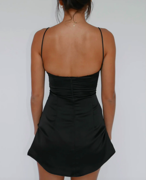 'Black Honey'' Black Mini Dress