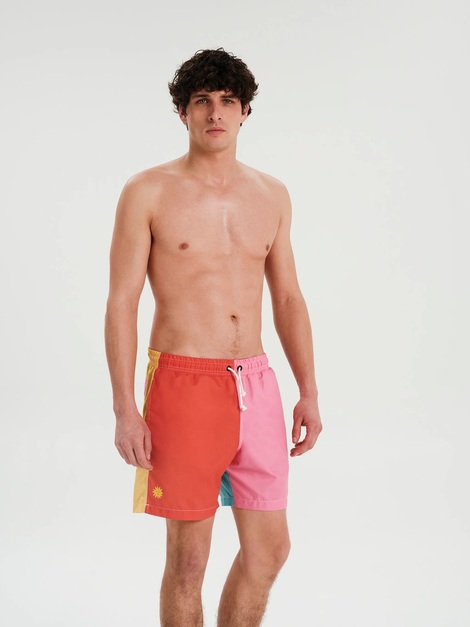 Multi Bubblegum Sun- Quick Dry Men's Swim Shorts