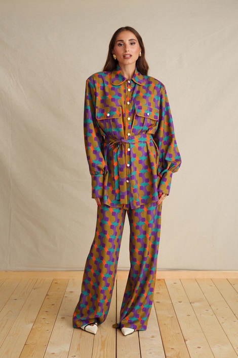 Color Bomb Safari Shirt