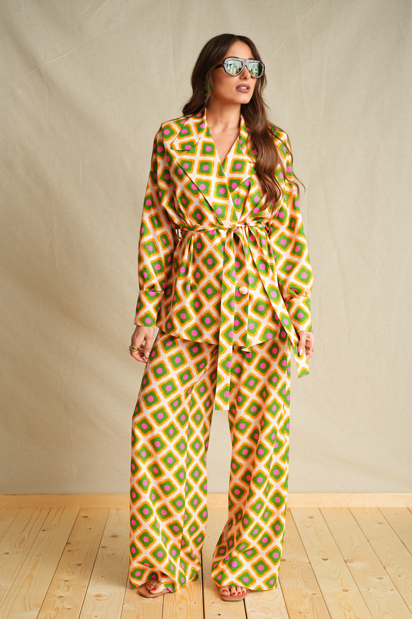 Shiny eyes classic pants