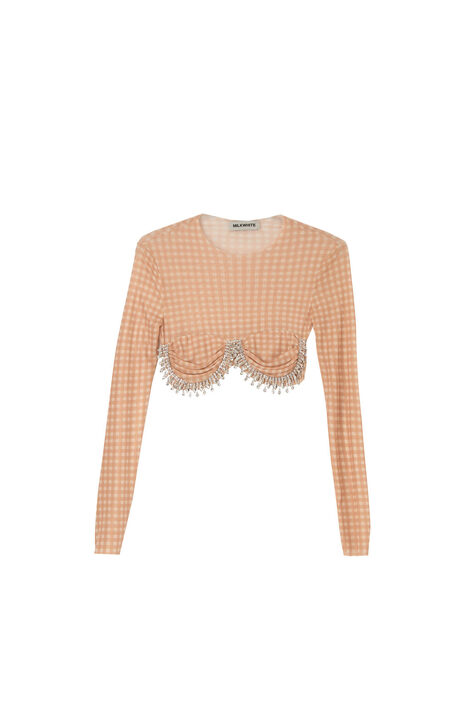 Top with crystals 