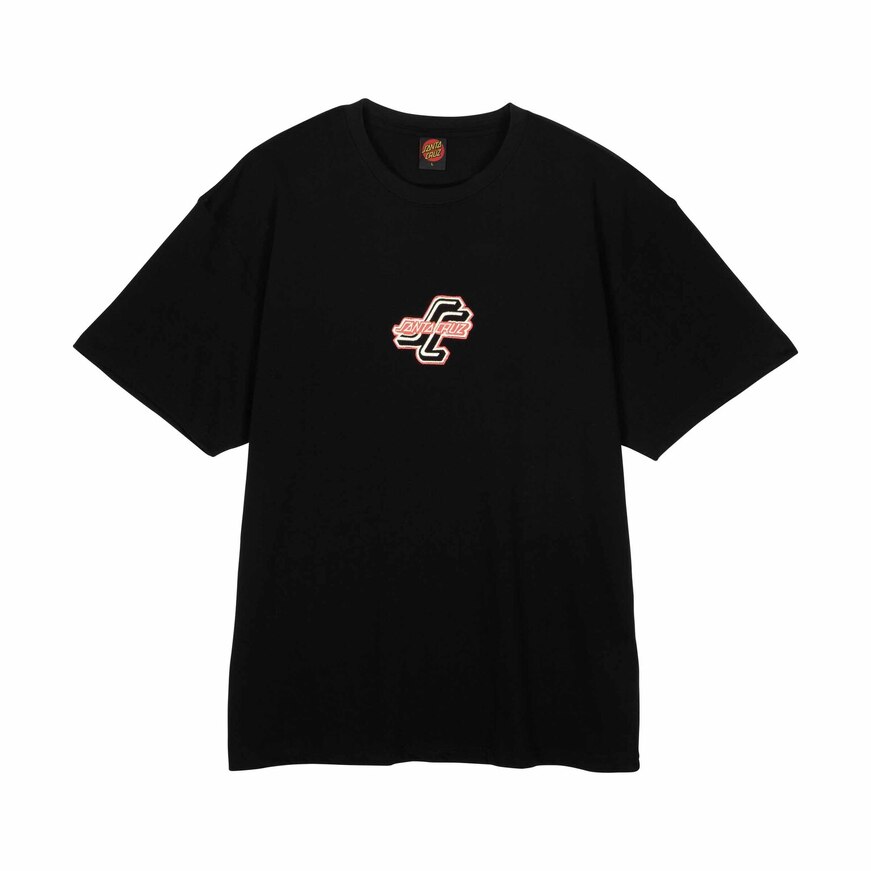 Outer ogsc Front T-Shirt black-Santa Cruz