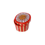 Jar with Stripes and Sun-All the luck in the world