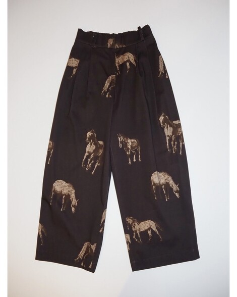 Pants brown horses