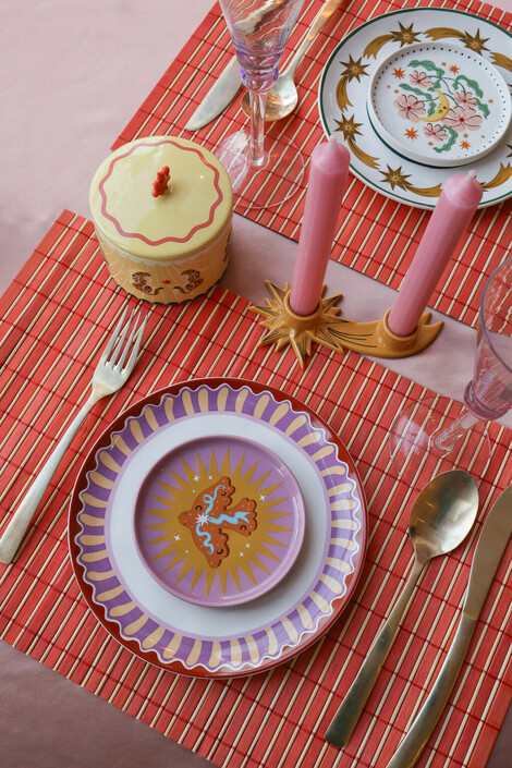 Small Plate Bird and Star