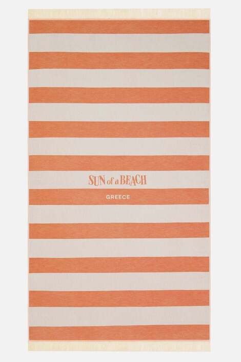 Aegean Stripes Coppertone Beach Towel - Sun of a Beach