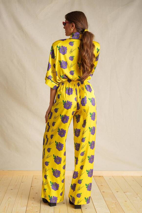 Yellow Dalia Classic Pants