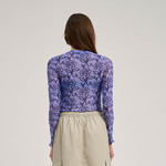 Delfino flower mesh crop